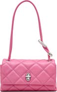 Marc Jacobs The Mini Dual Chain Diamond Quilted Leather Shoulder Bag