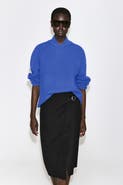 COS Layered-collar Boiled Wool Sweater