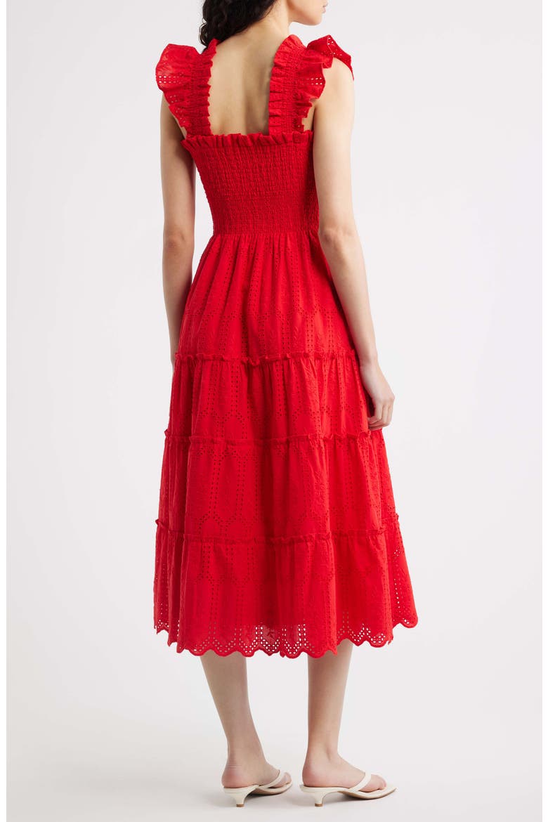 The Ellie Nap Midi Dress, Alternate, color, RED