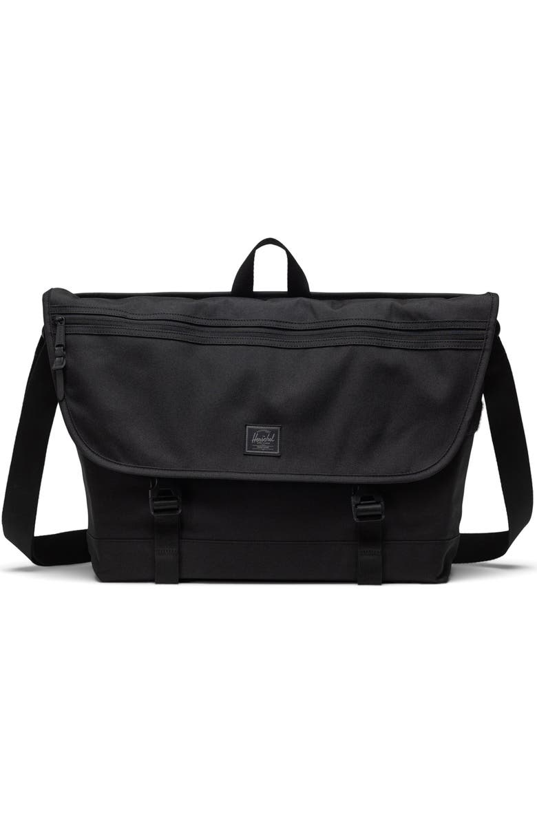 Herschel Supply Co. Cove Messenger Bag, Main, color, Black Tonal