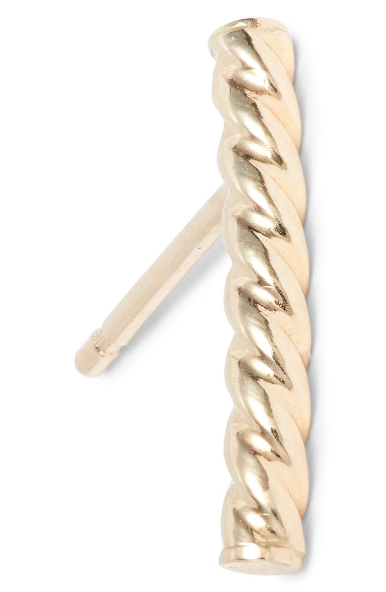 Bony Levy 14K Gold Twisted Bar Stud Earrings, Alternate, color, 