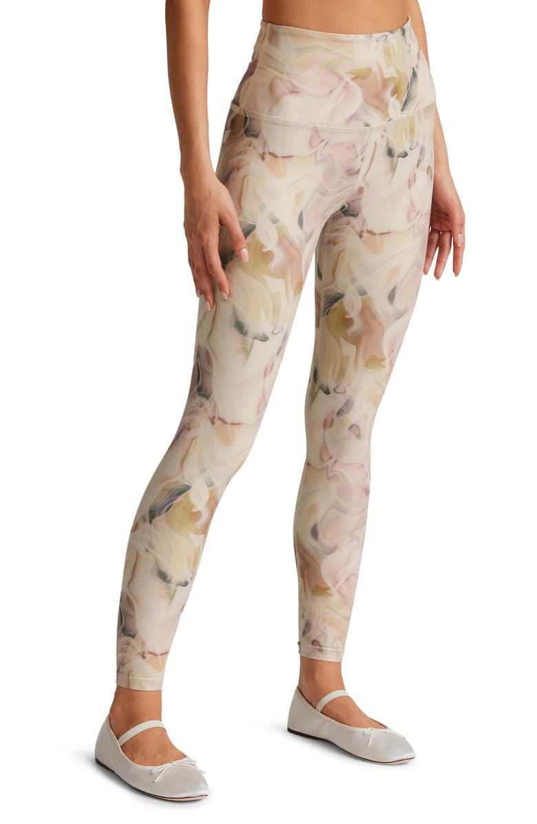 Beyond Yoga SoftMark Caught in the Midi High Waist Leggings, Alternate, color, Earthen Swirl