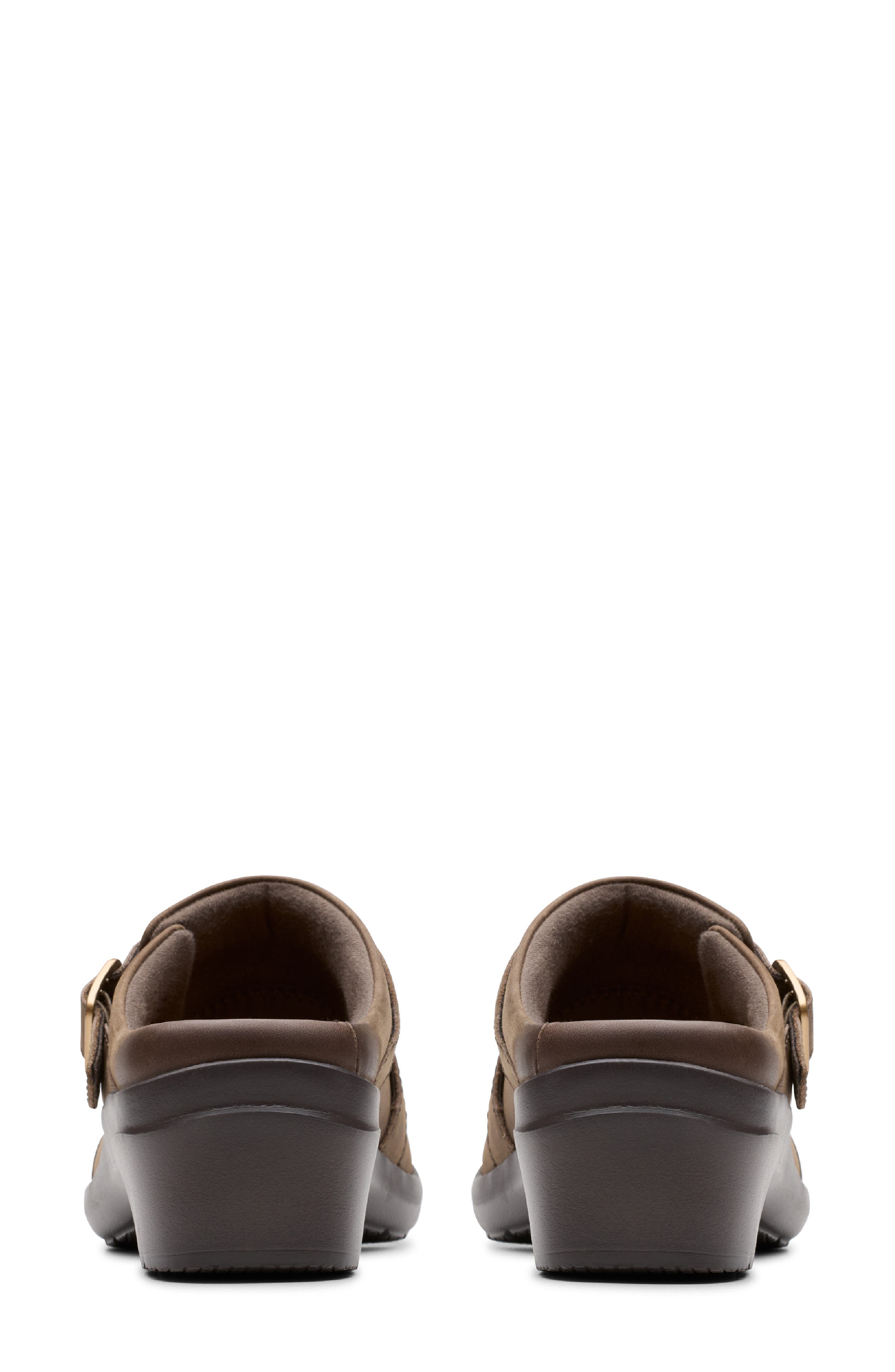 Angie Bradley Clog, Alternate, color, SLATE LEATHER