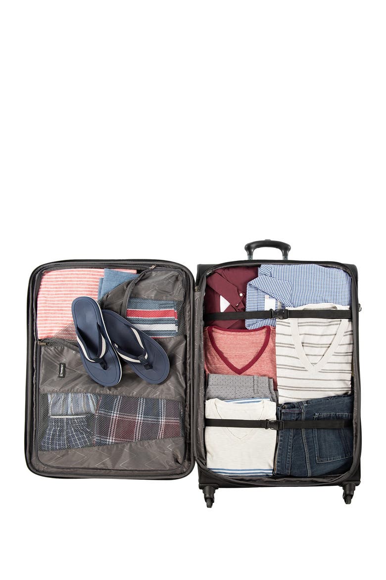 Pilot Air™ Elite 29" Expandable Large Checked Spinner Luggage, Alternate, color, BLACK