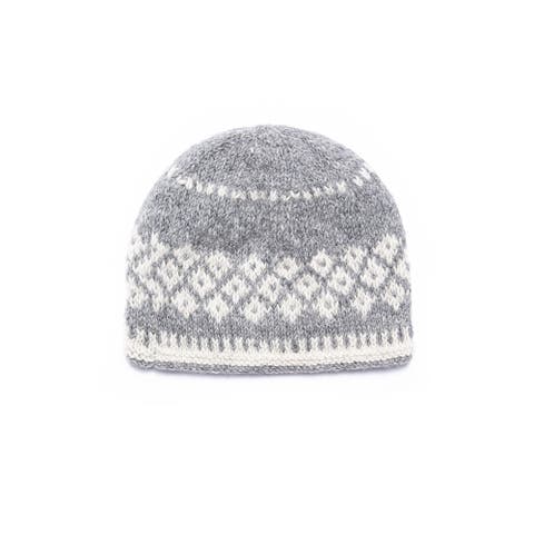 Women's Artisan Hand-Knit Vail Winter Wool Beanie Hat