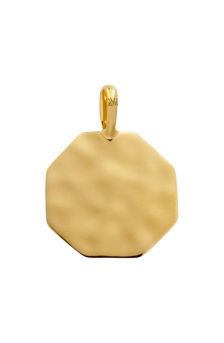 Monica Vinader Octagonal Pendant, Alternate, color, 18K Gold Vermeil