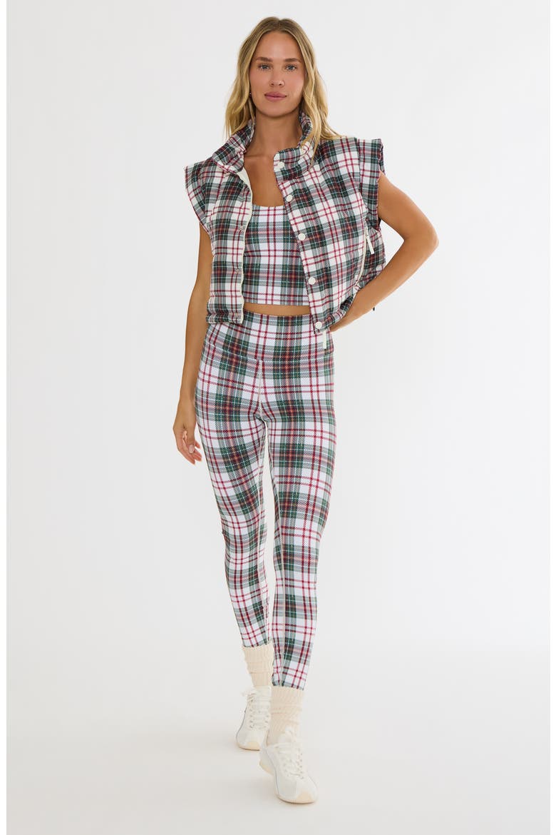 Canyon Puffer Vest, Alternate, color, FROSTED PINE PLAID