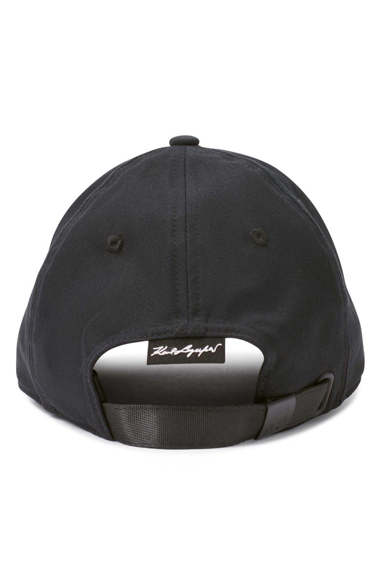 KARL LAGERFELD PARIS Embroidered Logo Hat, Alternate, color, 