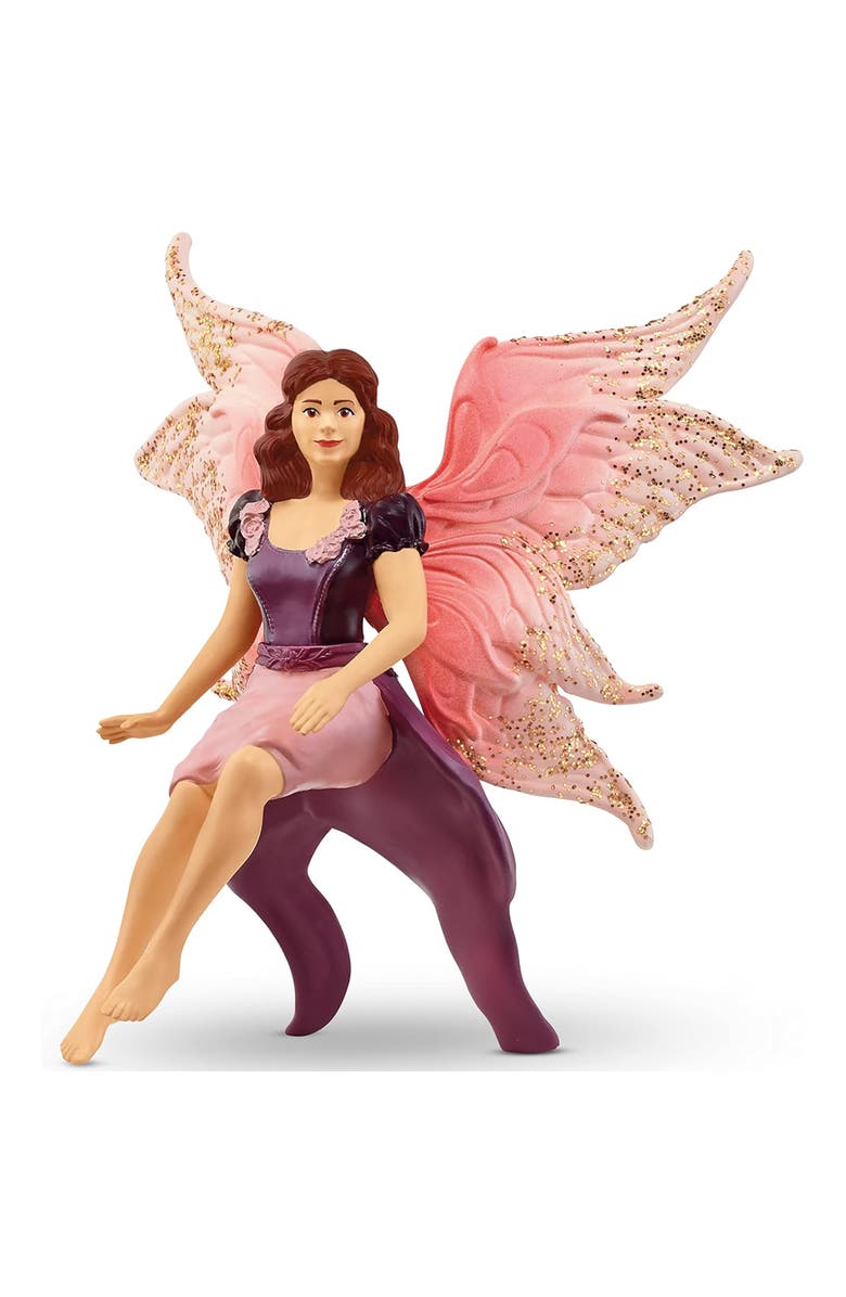 Schleich Bayala Fairy In Flight On Glamowl, 2 Piece Playset, Kid & Adult, Alternate, color, Multicolored