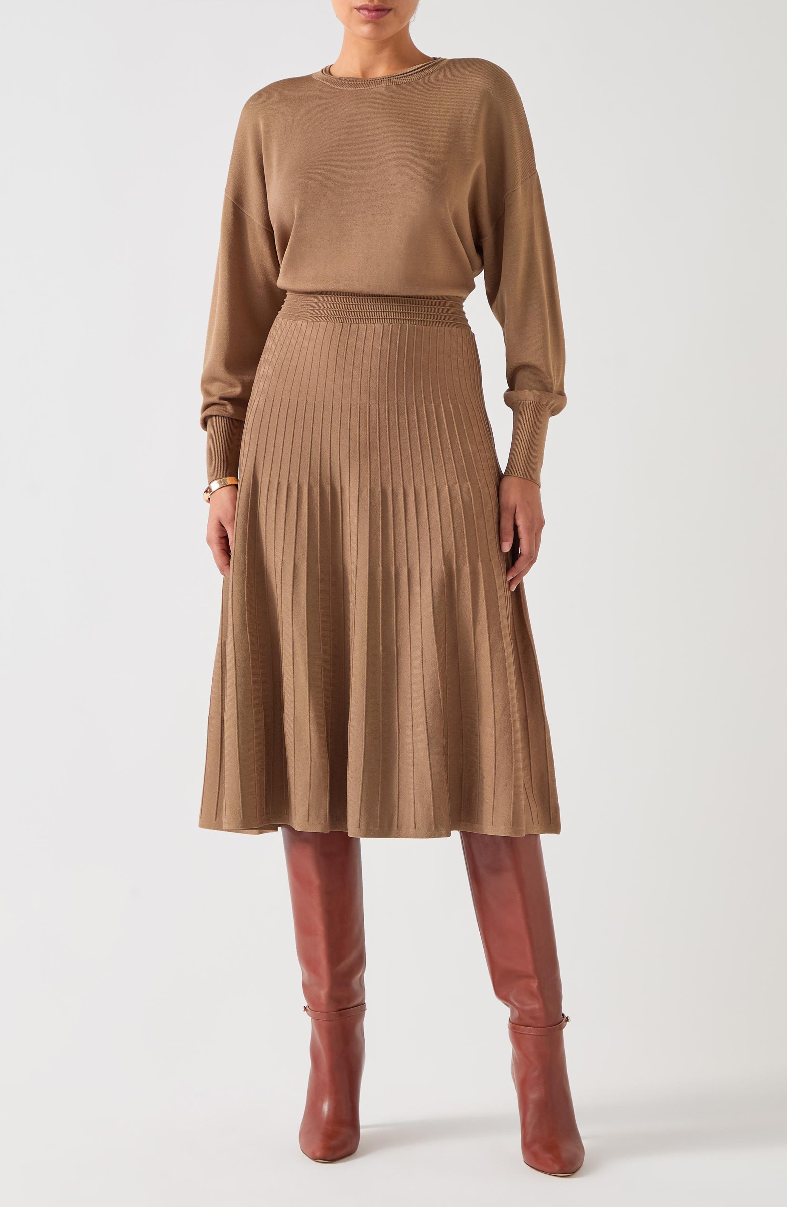 LK Bennett Blakely Long Sleeve Sweater Dress