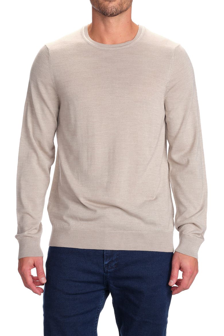 The Featherweight Merino Crewneck Sweater, Main, color, OAT