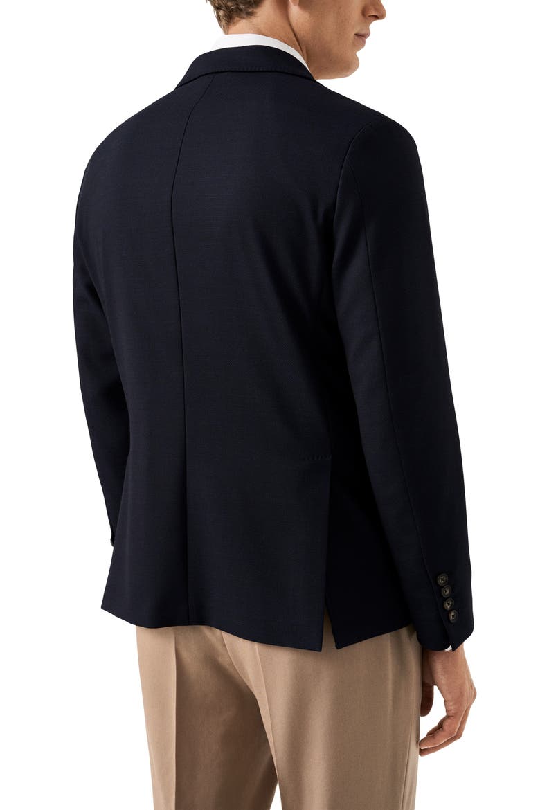 Tech Stretch Wool Blend Soft Sport Coat, Alternate, color, NAVY