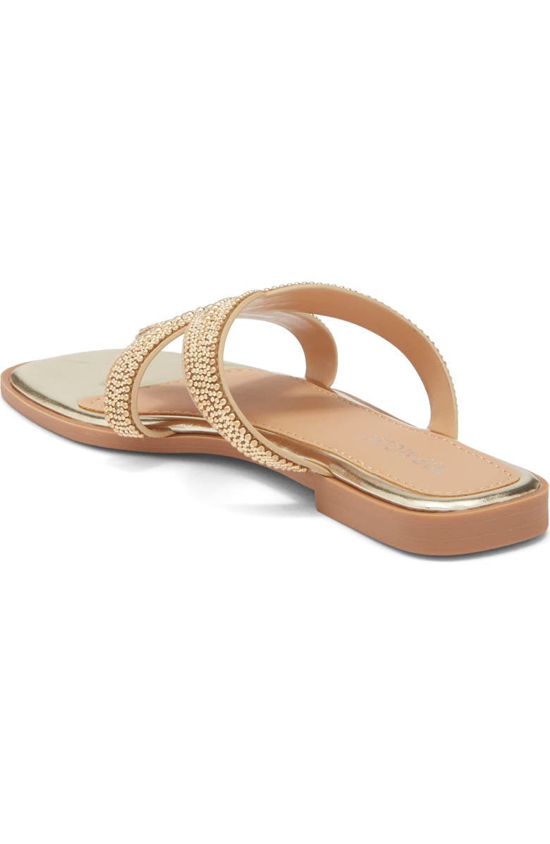 TOP MODA Autumn Sandal, Alternate, color, Gold Met