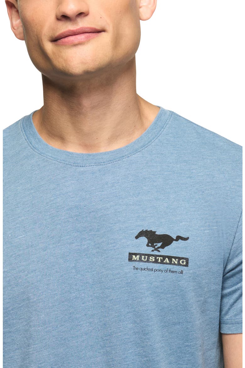 Mustang Graphic Tee, Alternate, color, COPEN BLUE