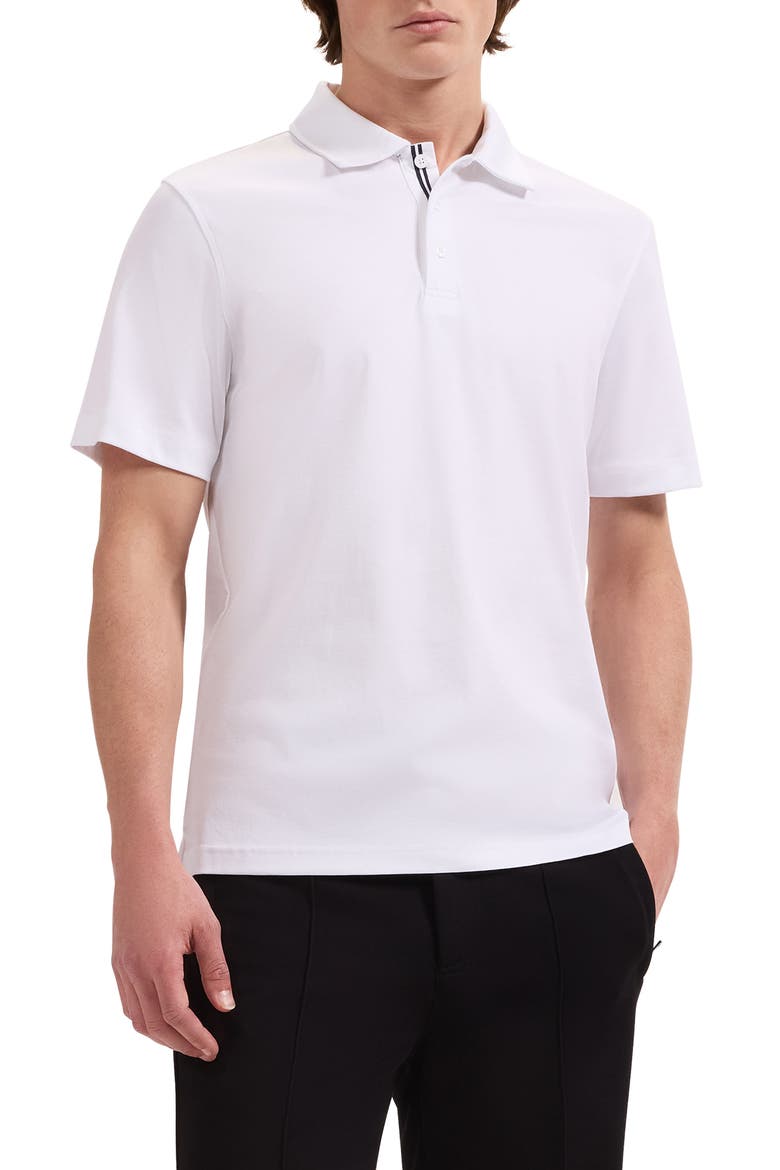 Three Button Performance Polo, Main, color, WHITE
