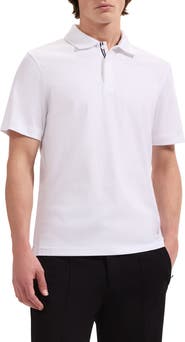 Bugatchi Three Button Performance Polo