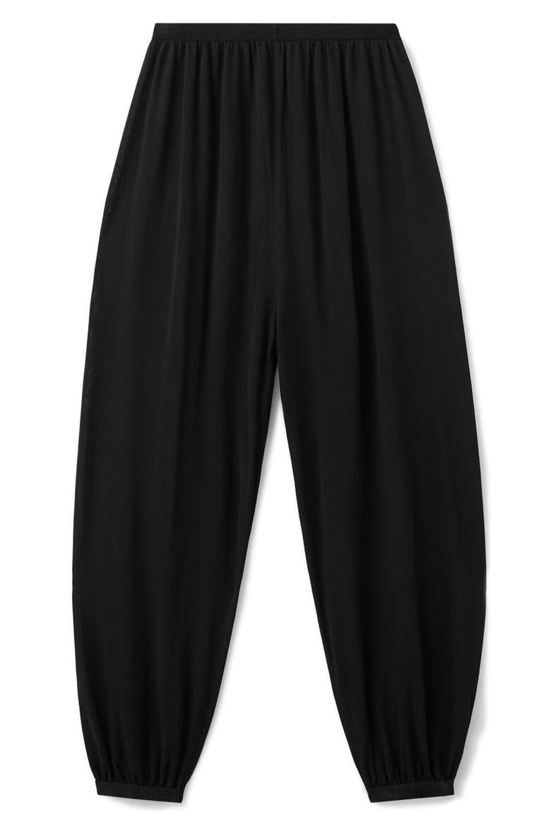 Knit Balloon Pants, Main, color, BLACK