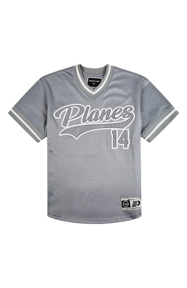 PAPER PLANES Baseball Practice Jersey, Alternate, color, Grey