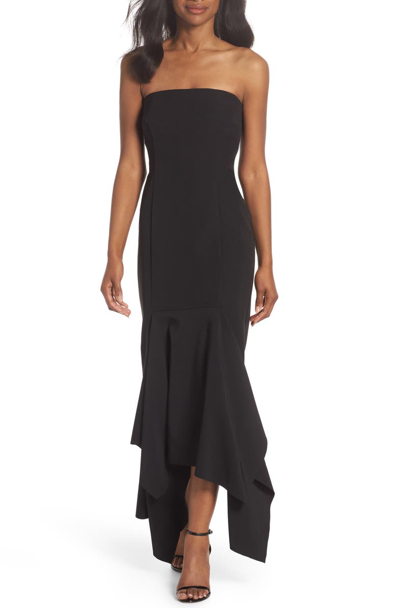 Vince Camuto Strapless Midi Dress, Main, color, 