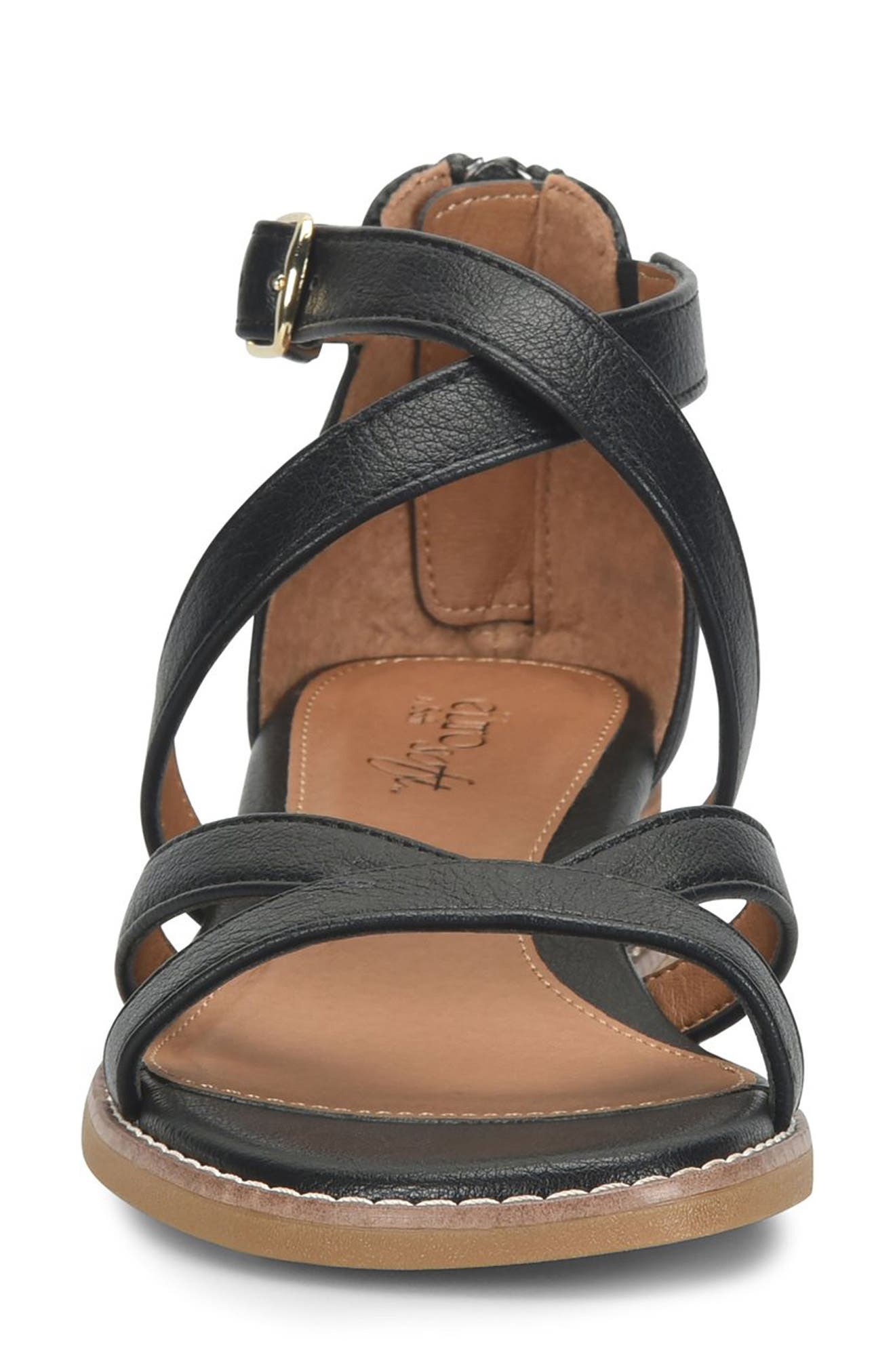 EUROSOFT Mysti Sandal, Alternate, color, Black
