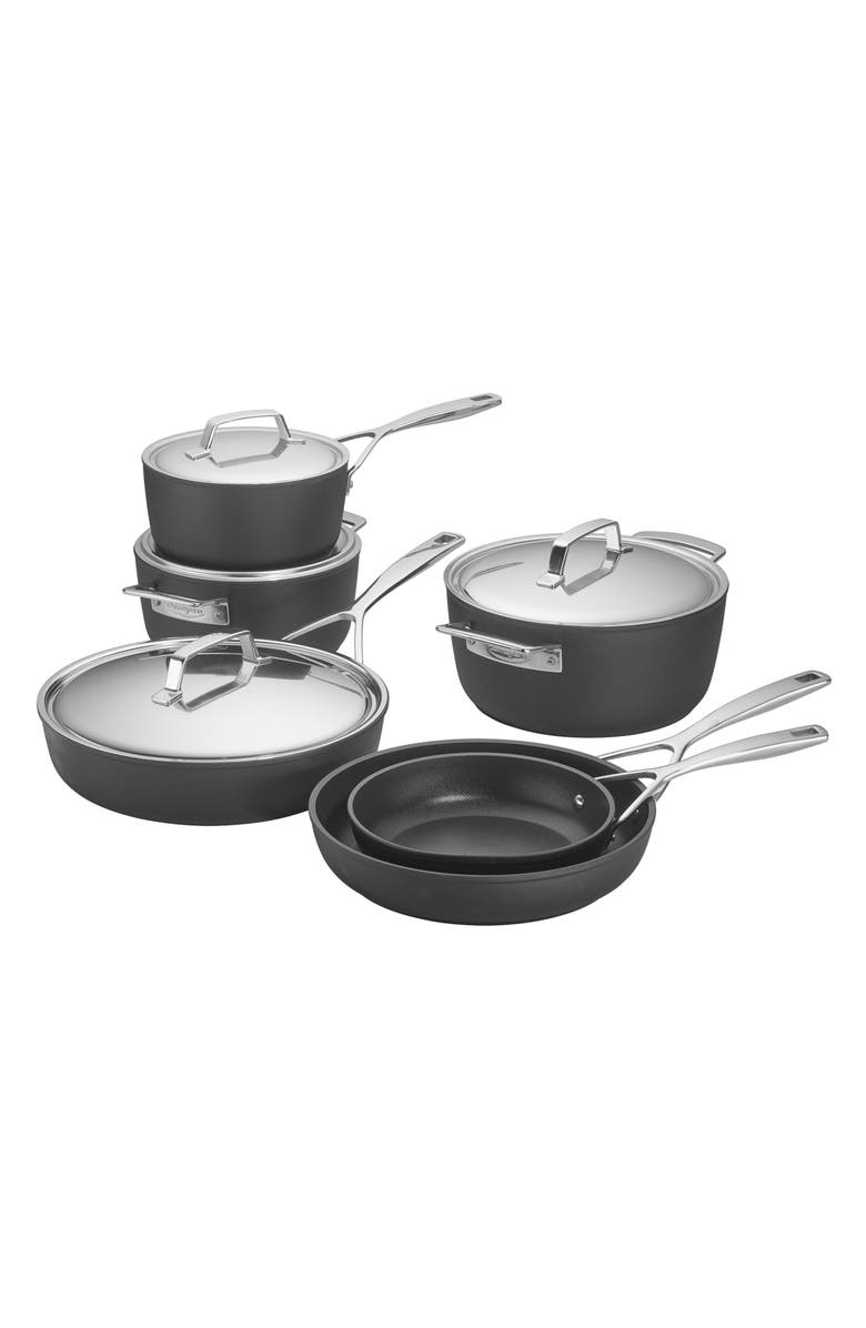 Demeyere Alupro 10-Piece Aluminum Cookware Set, Main, color,