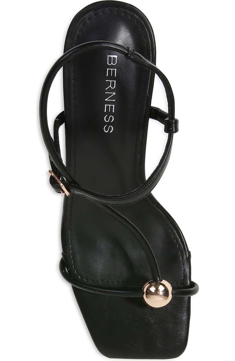 BERNESS Hisako Strappy Sandal, Alternate, color, Black
