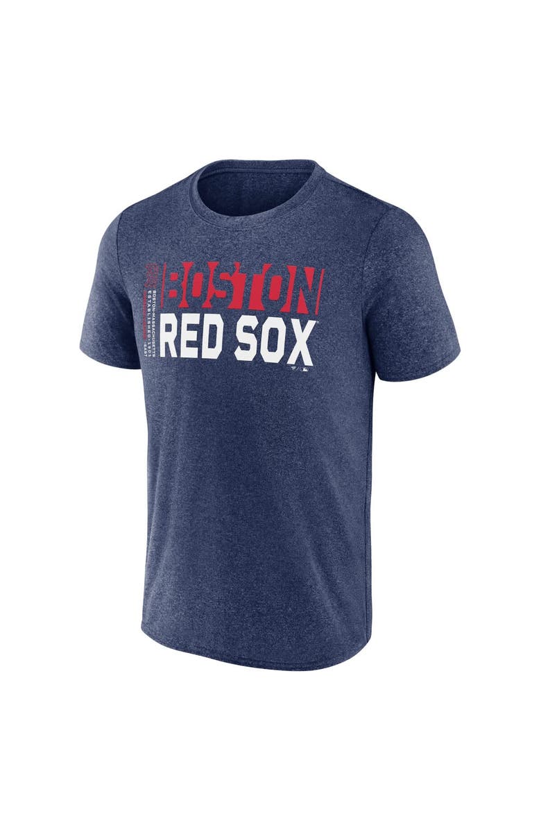 FANATICS Men's Fanatics  Heather Navy Boston Red Sox Fundamentals Shoot For The Sky T-Shirt, Alternate, color, Heather Navy