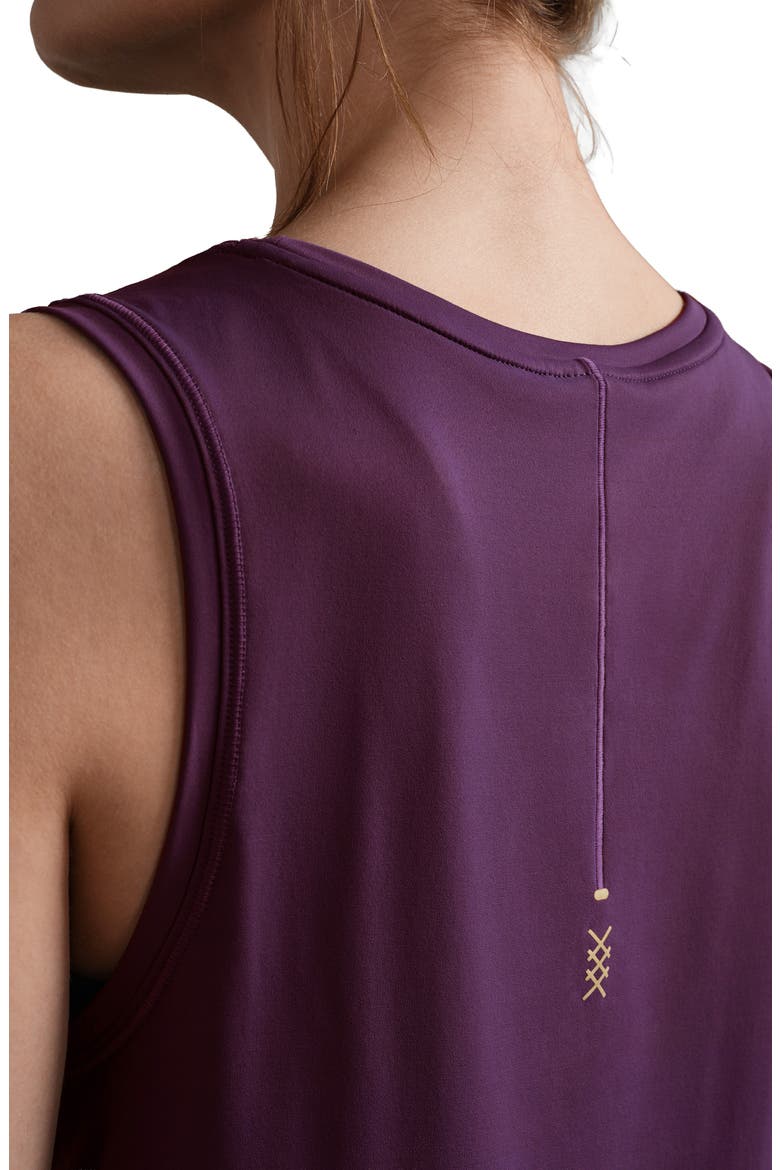 Serene Crop Performance Tank, Alternate, color, DARK BERRY