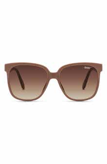 QUAY Wide Awake 59mm Square Sunglasses