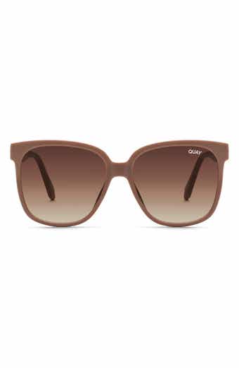 QUAY Wide Awake 59mm Square Sunglasses