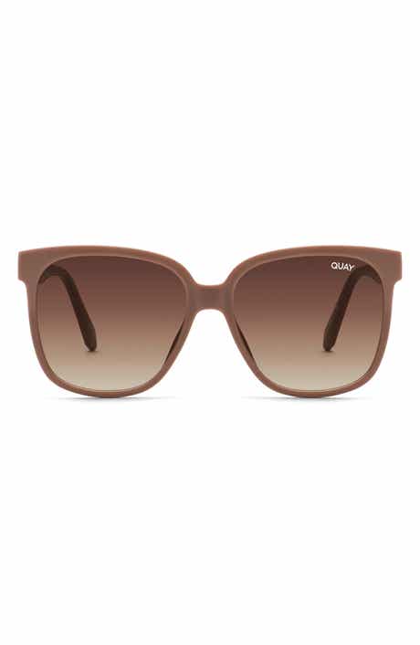 QUAY Wide Awake 59mm Square Sunglasses