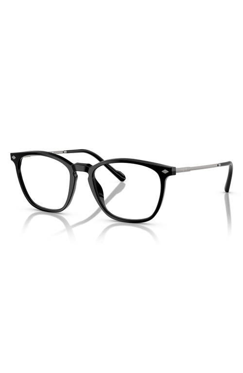 Vogue 53mm Pillow Optical Glasses In Black