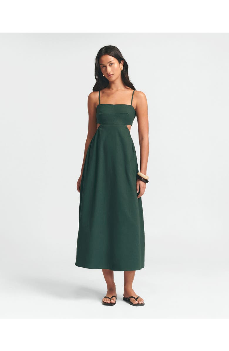 ST MRLO Preston Dress, Alternate, color, Forest Green