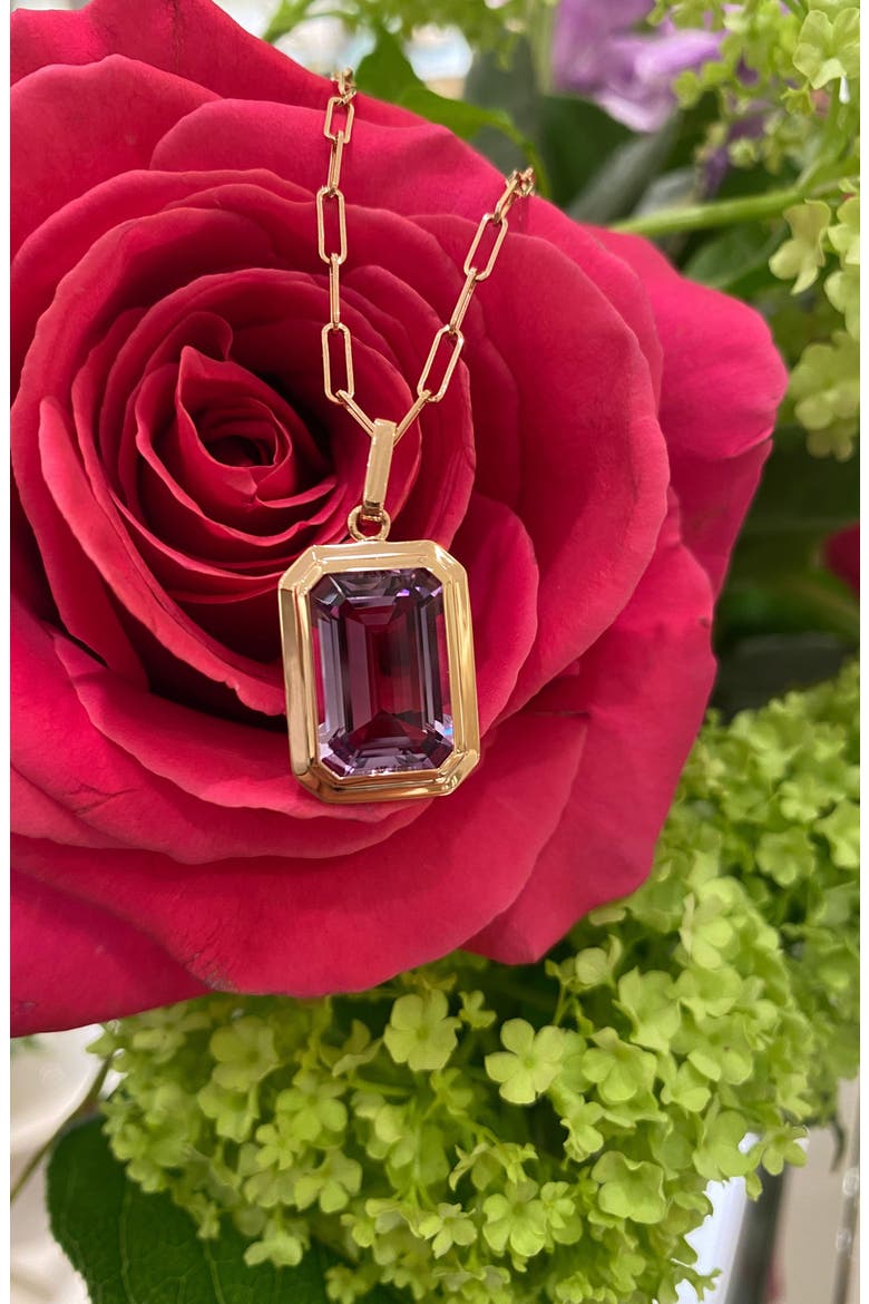Manhattan Pendant Necklace, Alternate, color, LAVENDER AMETHYST