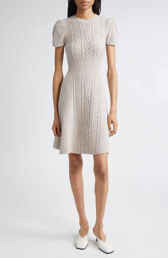 3.1 Phillip Lim Cable Stitch Wool Sweater Dress