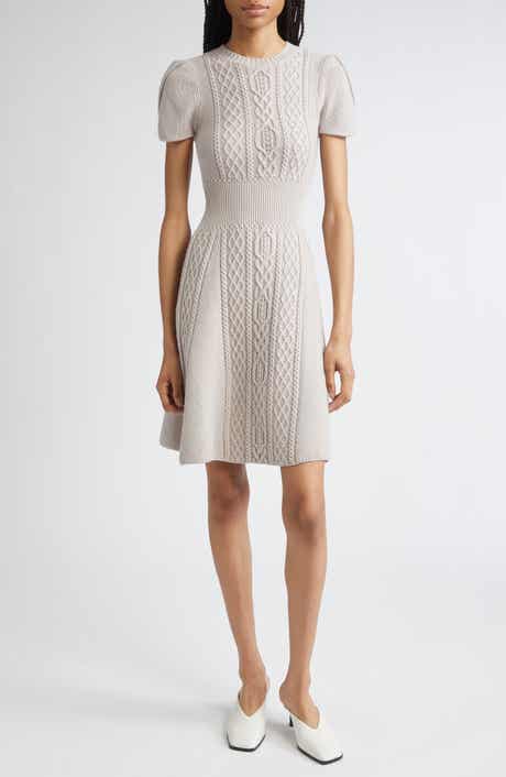 3.1 Phillip Lim Cable Stitch Wool Sweater Dress