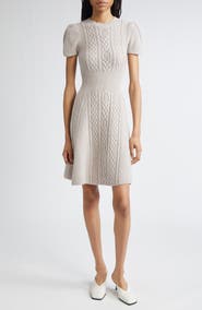 3.1 Phillip Lim Cable Stitch Wool Sweater Dress