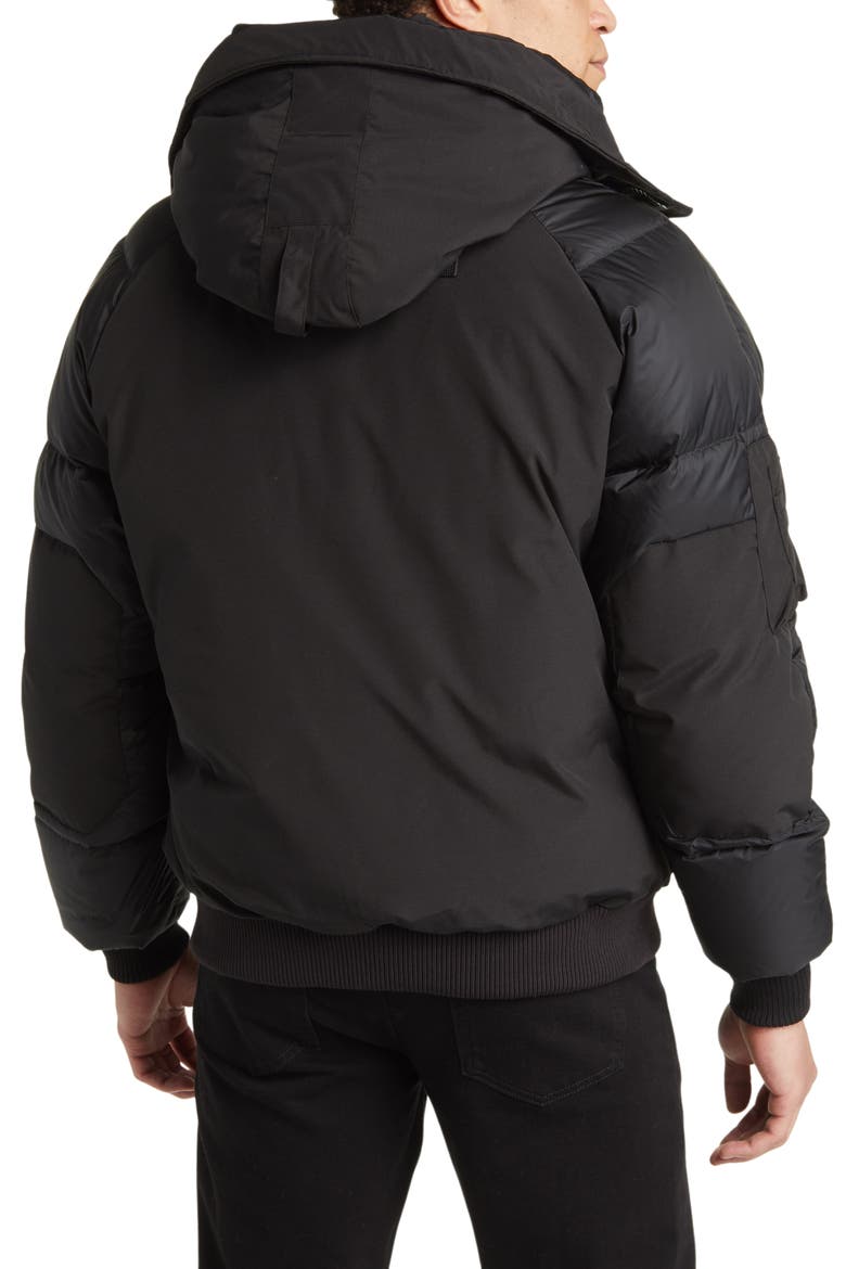Paradigm Chilliwack Black Label 625 Fill Power Down Bomber Jacket, Alternate, color, BLACK