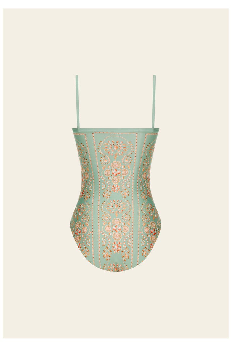 Durazno Playa One piece, Alternate, color, Green