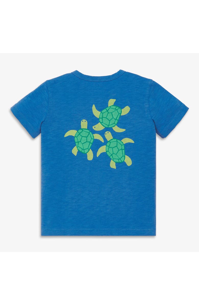 Primary Kids Sea Turtles Tee, Alternate, color, Blueberry Turtles