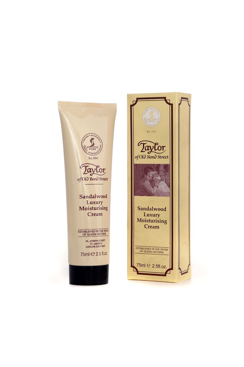 Sandalwood Moisturising Cream, Main, color, White