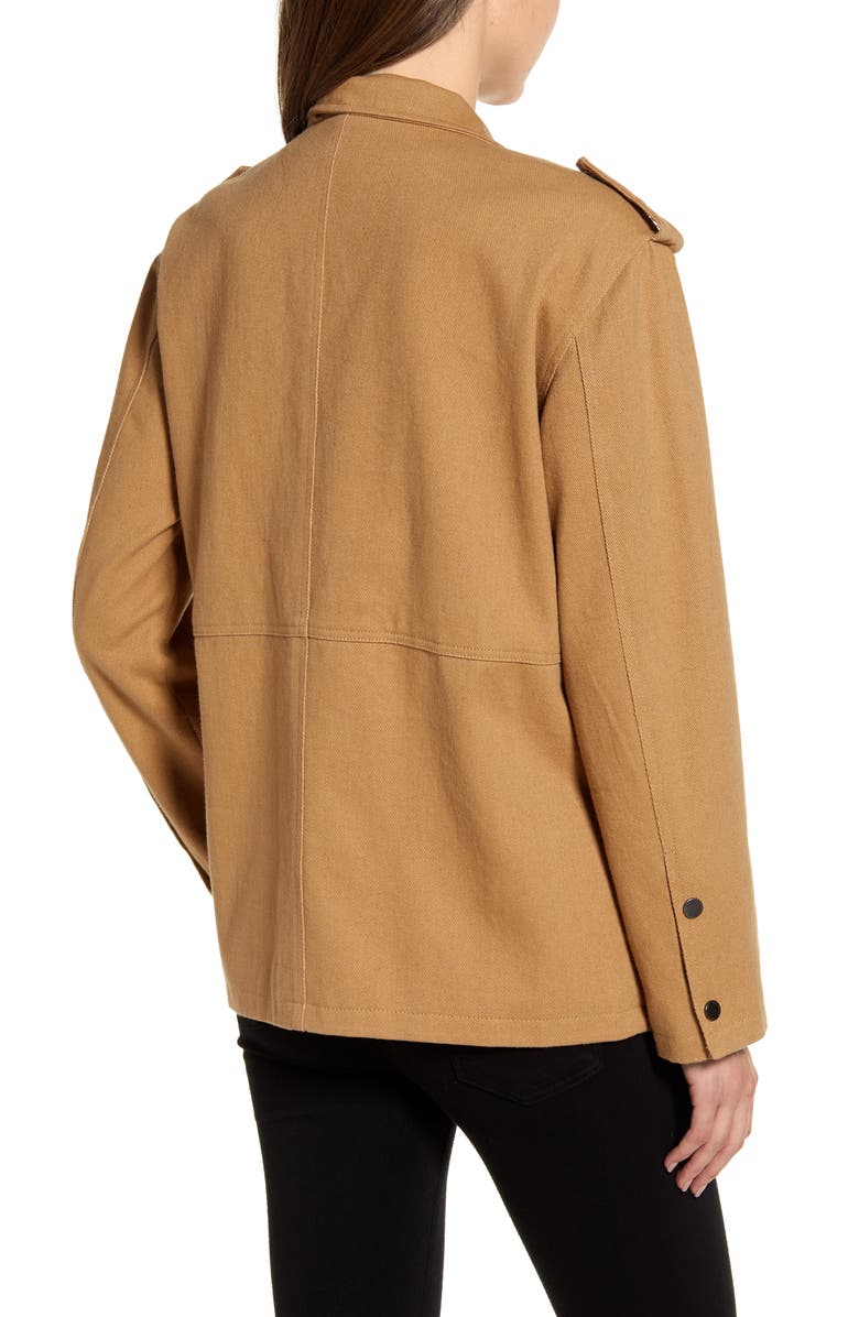 Avec Les Filles Cotton Twill Cargo Jacket, Alternate, color, 