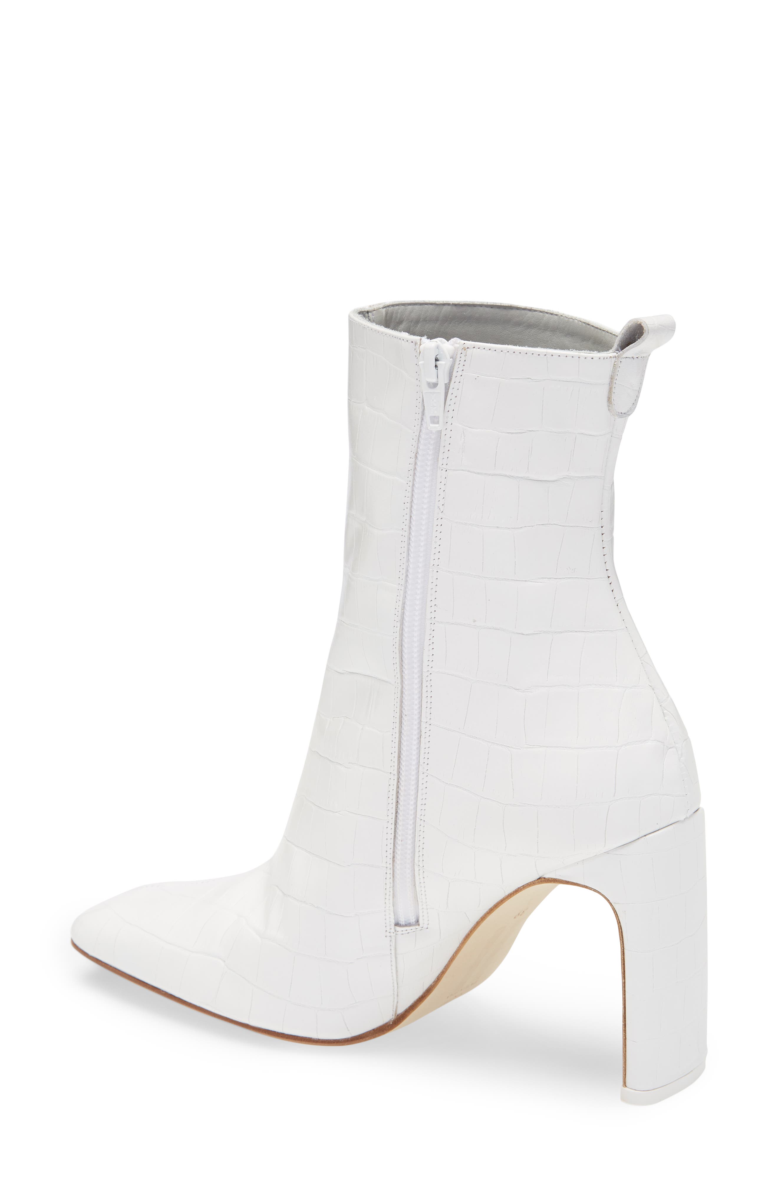 Miista Marcelle Croc Embossed Bootie, Alternate, color, 