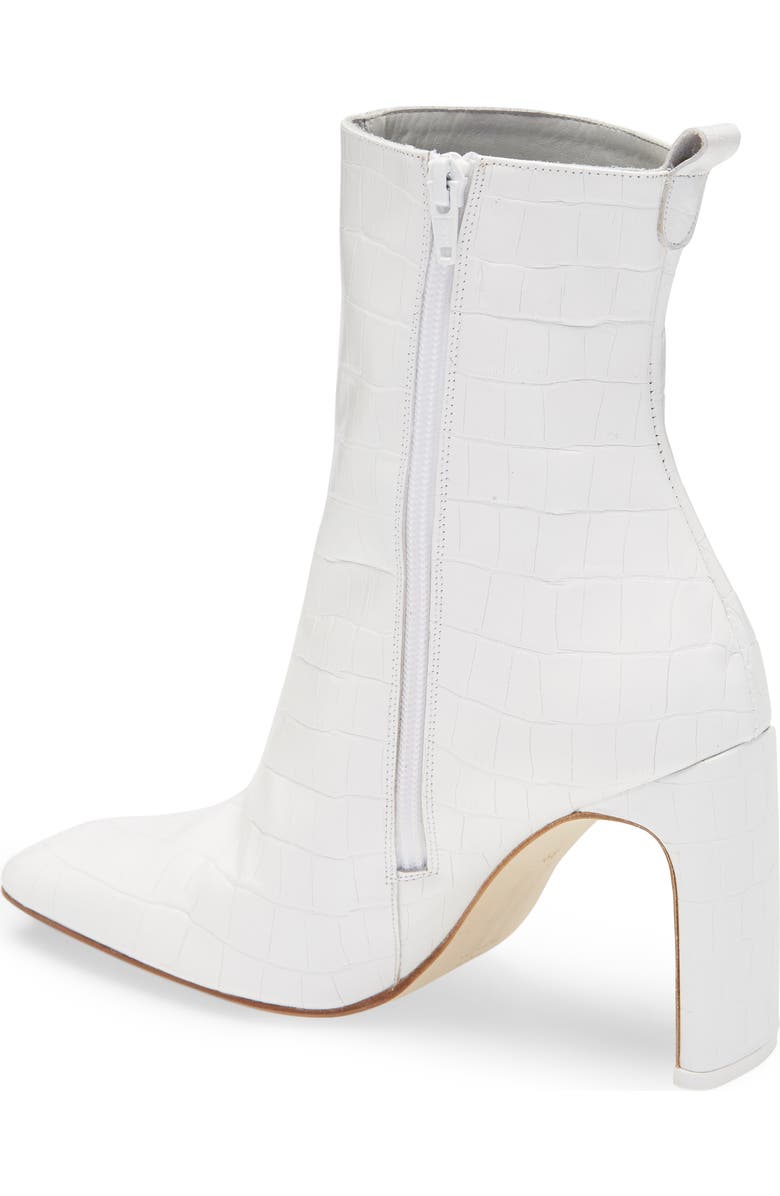 Miista Marcelle Croc Embossed Bootie, Alternate, color,