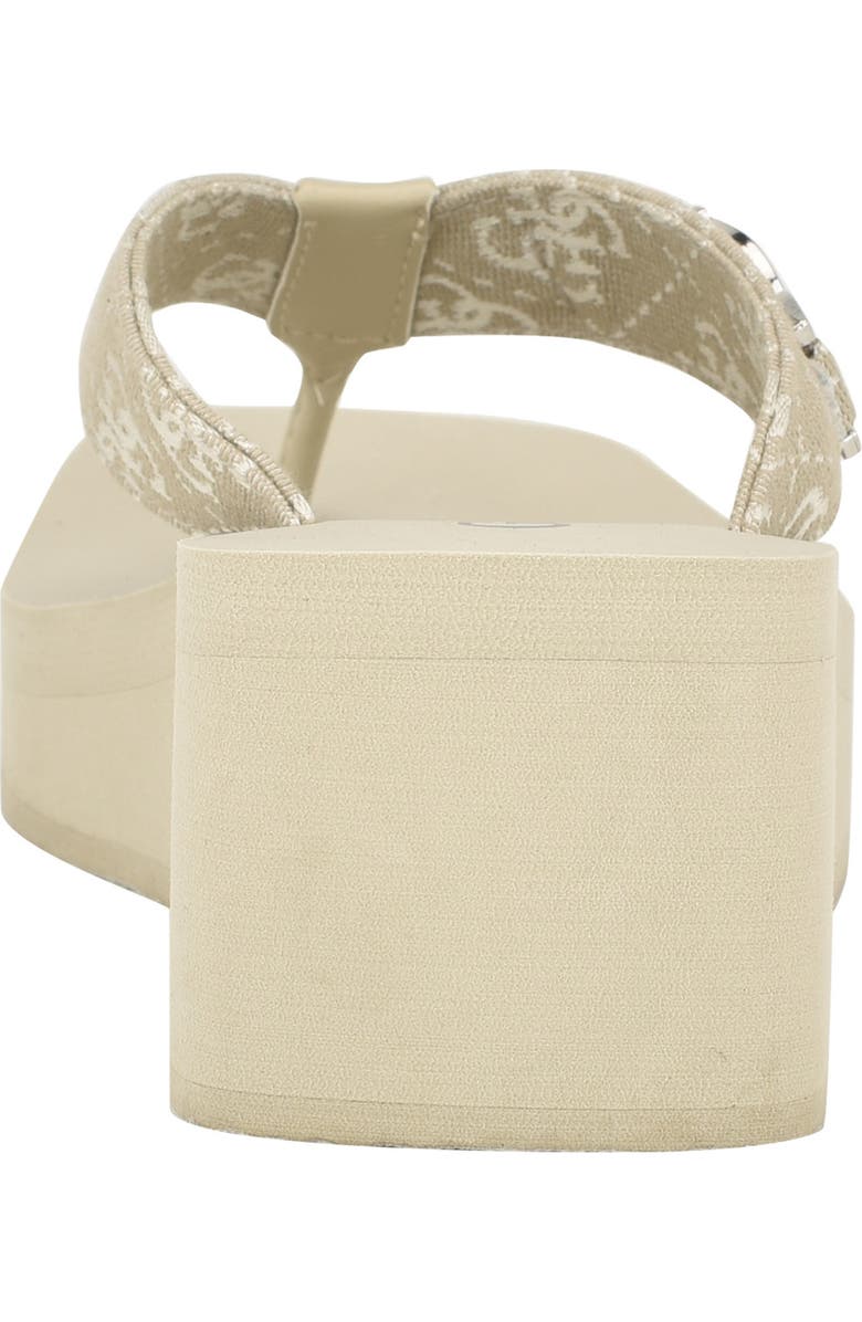 GUESS Edany Platform Wedge Flip Flop, Alternate, color,