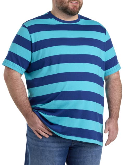 Big & Tall Performance Striped T-Shirt