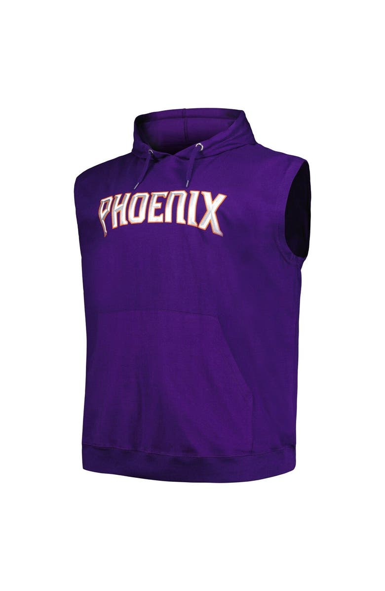FANATICS Men's Fanatics Branded Purple Phoenix Suns Big & Tall Jersey Muscle Pullover Hoodie, Alternate, color, Purple