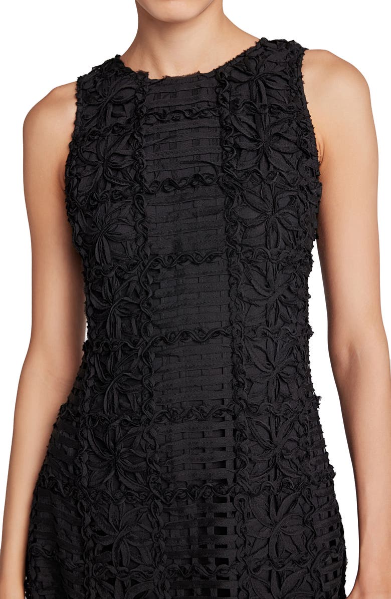 Endless Rose Textured Sleeveless Maxi Dress, Alternate, color, Black