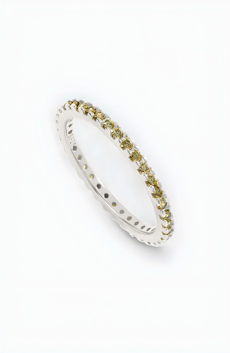 Mint & Lily August Birthstone Eternity Stacking Ring, Main, color, 925 Sterling Silver