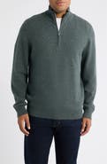 Nordstrom Quarter Zip Cashmere Sweater